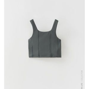 ✨SALE ✨ZARA ATHLETIC OVERLOCK TOP ✨SALE ✨